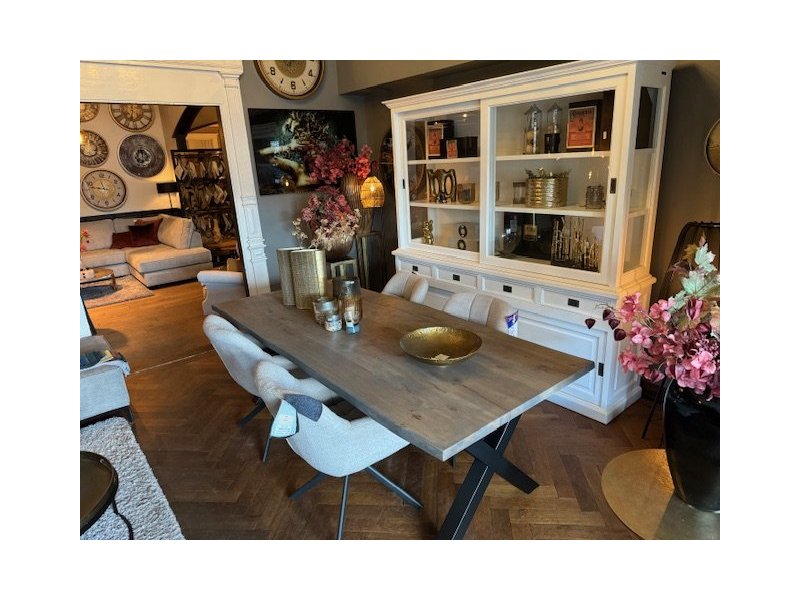 Ronde salontafel mangohout