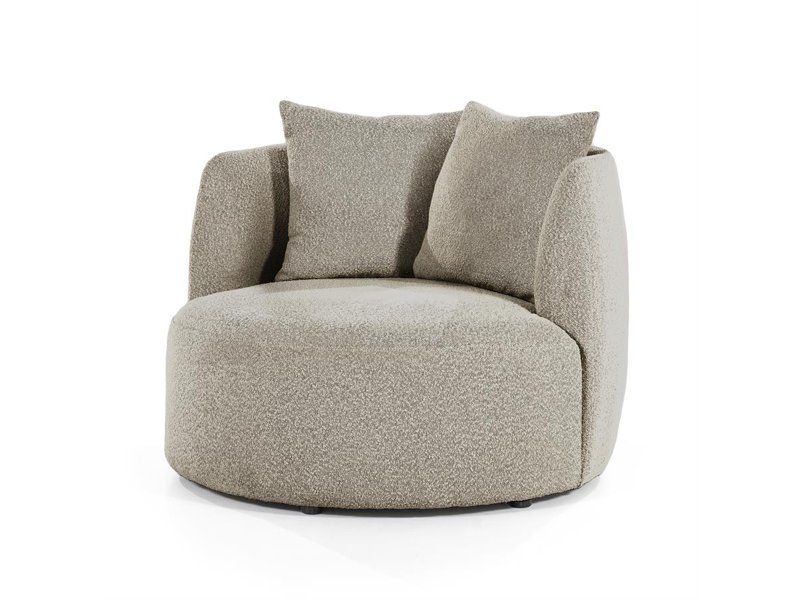 Fauteuil Louis met kussen zand spark