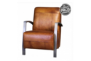 Fauteuil in rundleer