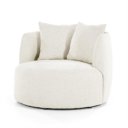 Fauteuil Louis met kussen beige spark