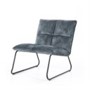 Fauteuil Ruby blauw adore
