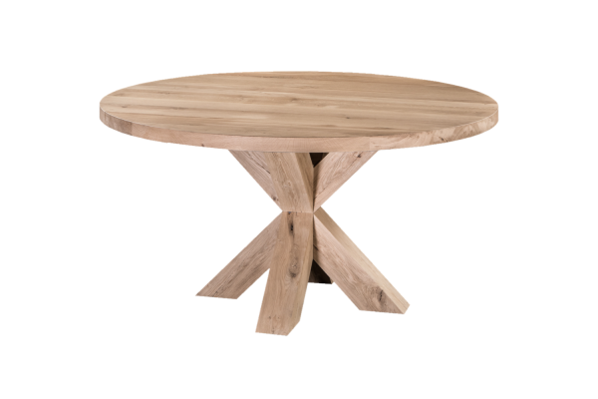 eettafel rond, robuust met mogelijkheden. Schippers Lifestyle