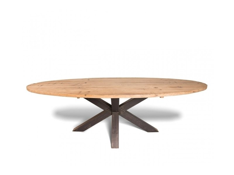 Eettafel ovaal eiken