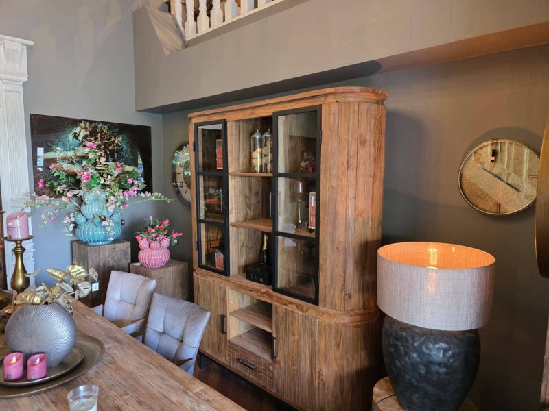 Buffetkast teakhout gerecycled