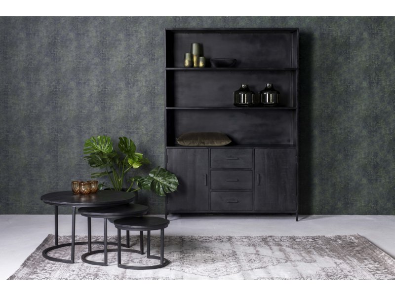 Set van 3 bijzettafels Kala van Livingfurn