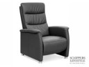 Relaxfauteuil met grote armleuningen