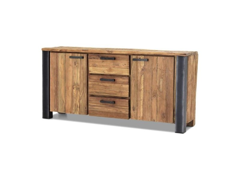 Sideboard Industrial aus Teakholz