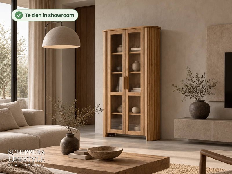 Buffetkast japandi modern met glas