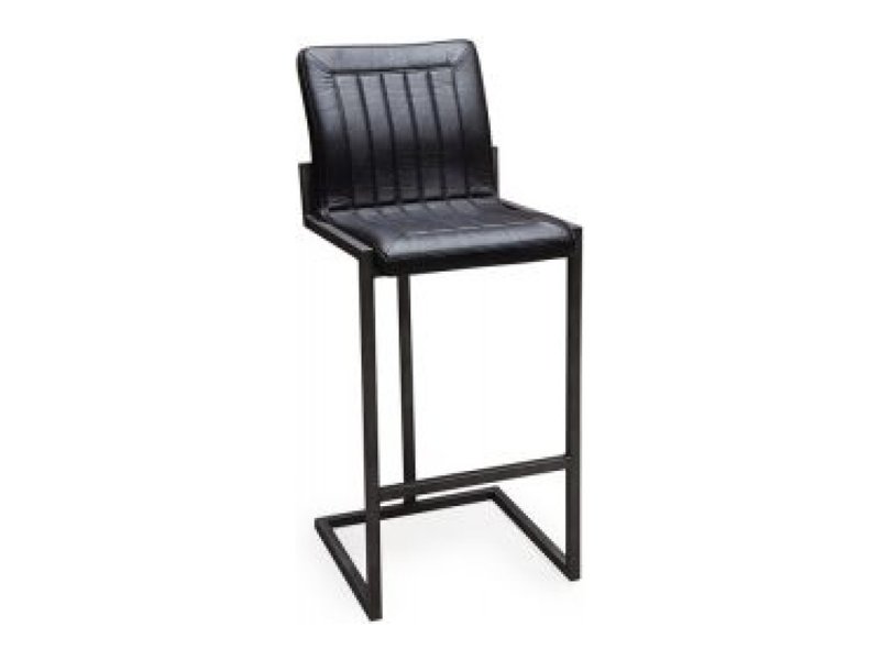 Barhocker mit Leder