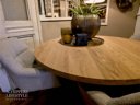 Eettafel eiken rond 120 cm