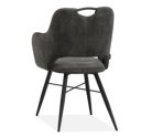 Eetkamerstoel jewel - antraciet