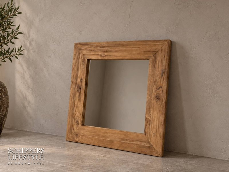 Spiegel 100x100 hout