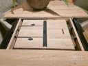 Uitschuifbare tafel eiken rond 140