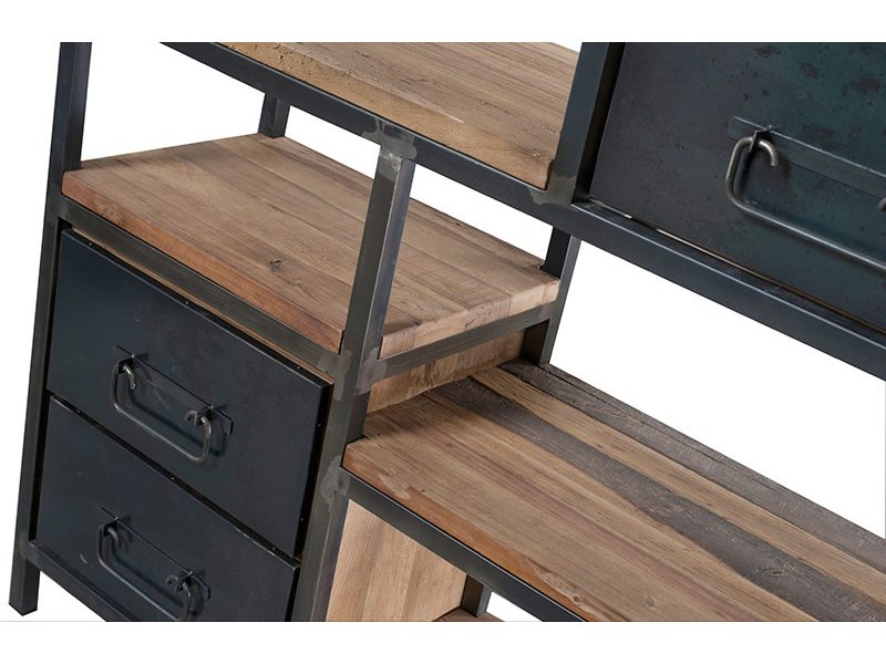 Industriële Boekenkast Hudson specificatie