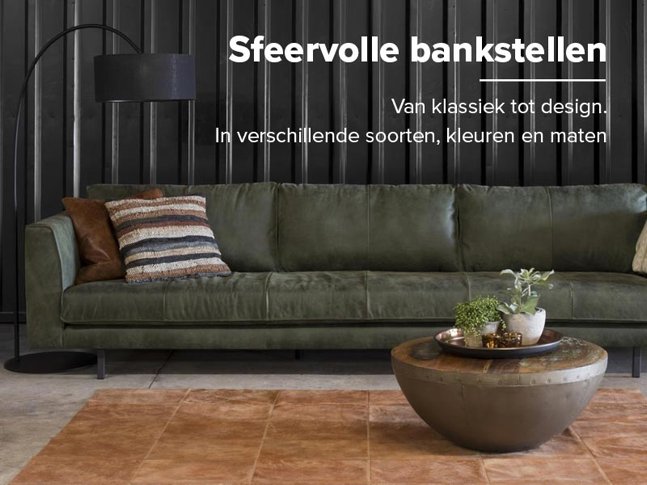 Sfeervolle bankstellen - Schippers Lifestyle