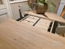 Uitschuifbare ronde tafel 120