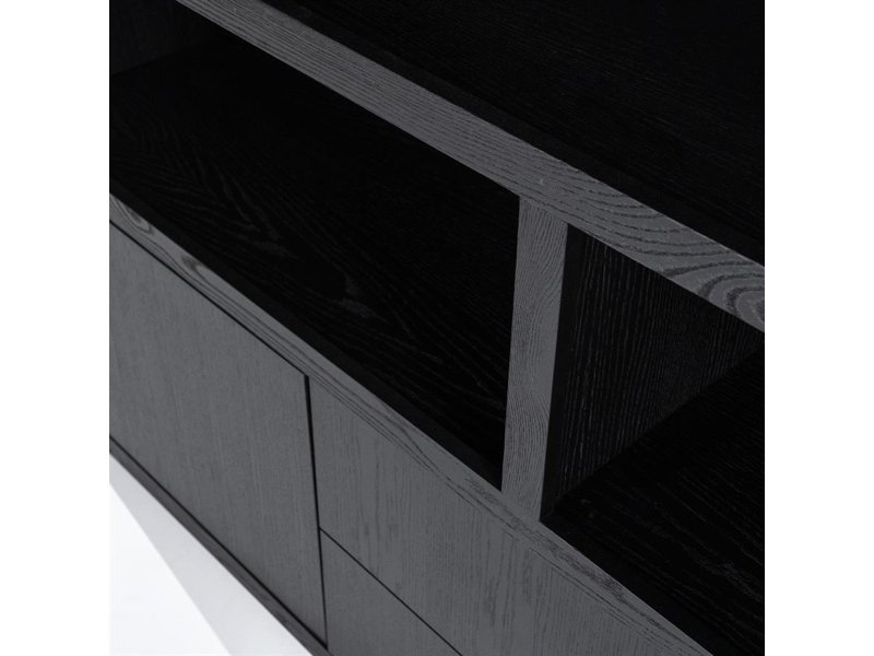 Kabinet Helsinki 2 laden - zwart