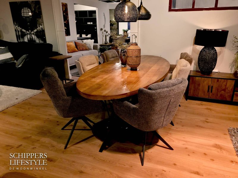 Eettafel mango 6 personen