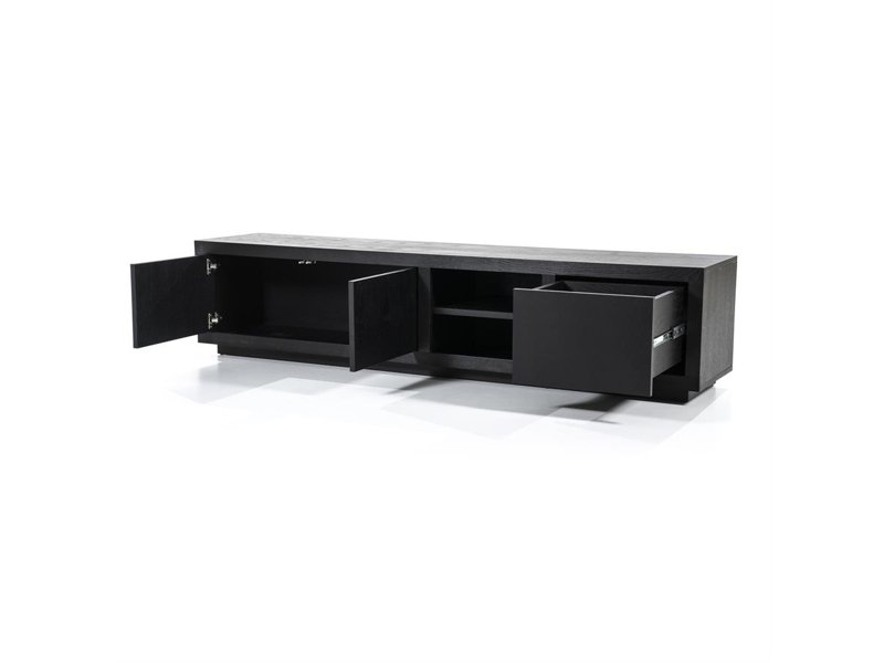 TV meubel Helsinki 200 cm 2-drs. 1 lade - zwart