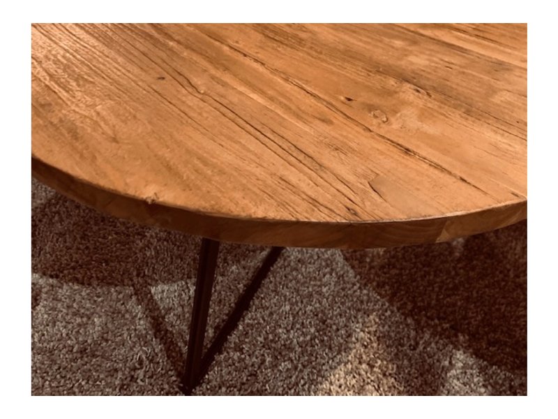 Stoer en eenvoudige salontafel Rocco set van 3 stuks