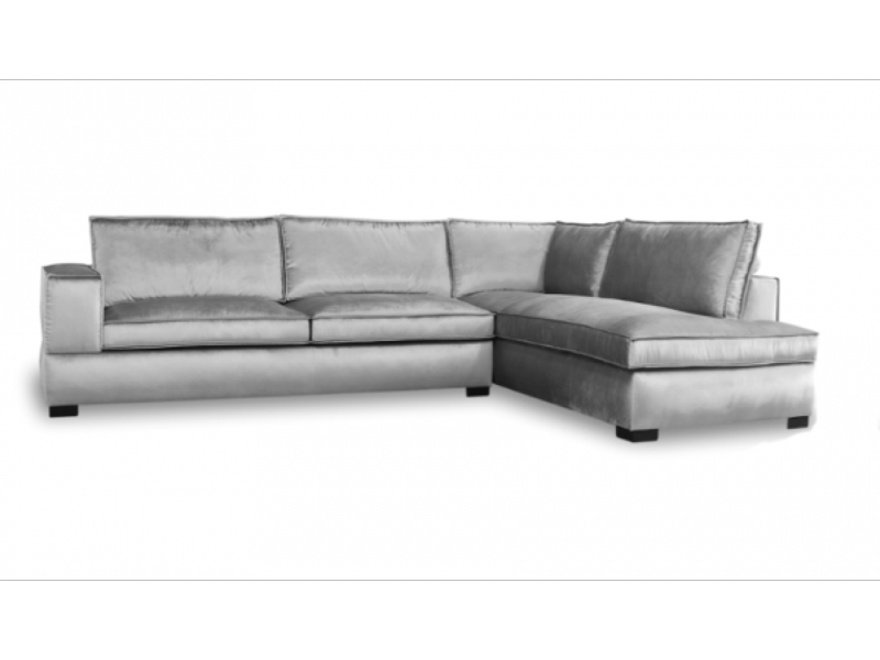 luxe stoffen hoekbank