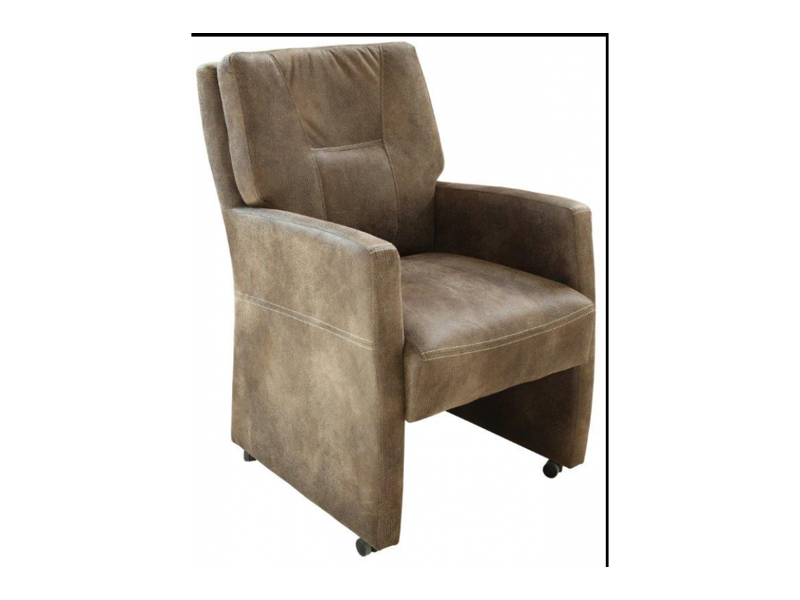 Eetkamerstoel model Burgos meerdere stoffen leverbaar