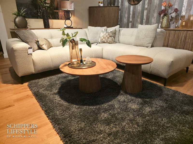 Weiß-graues Stoffsofa