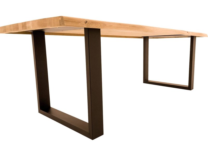 Eiken boomstamtafel - Sledepoot