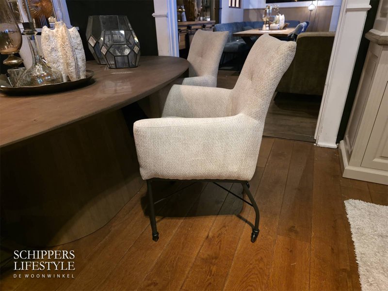 Zijkant sotel met wieltjes luxe