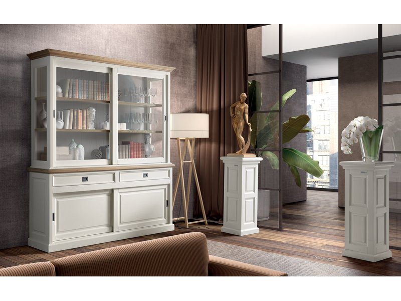 Vitrinekast Eyeglass Oak - XO Interiors