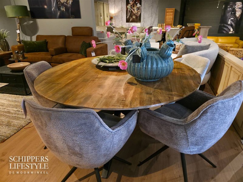 Ronde tafel mango hout