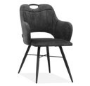 Eetkamerstoel jewel - antraciet