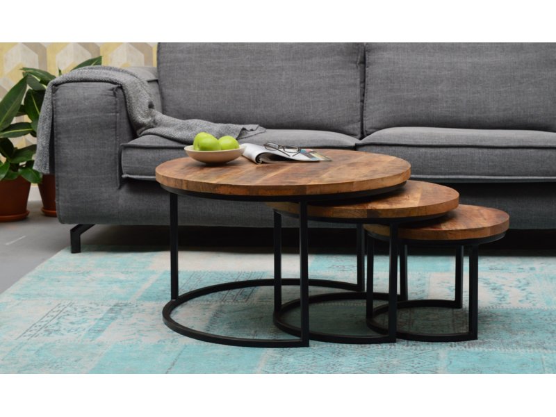 Salontafel Vince (set van 3)