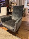 Grijze fauteuil