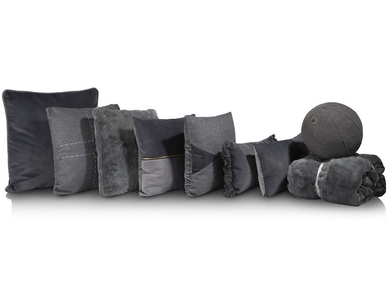 Timeless Scott Kussen Dia 25Cm Antraciet