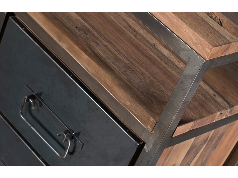 Ladenkast Hudson van teak hout