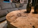 Teak ronde salontafel