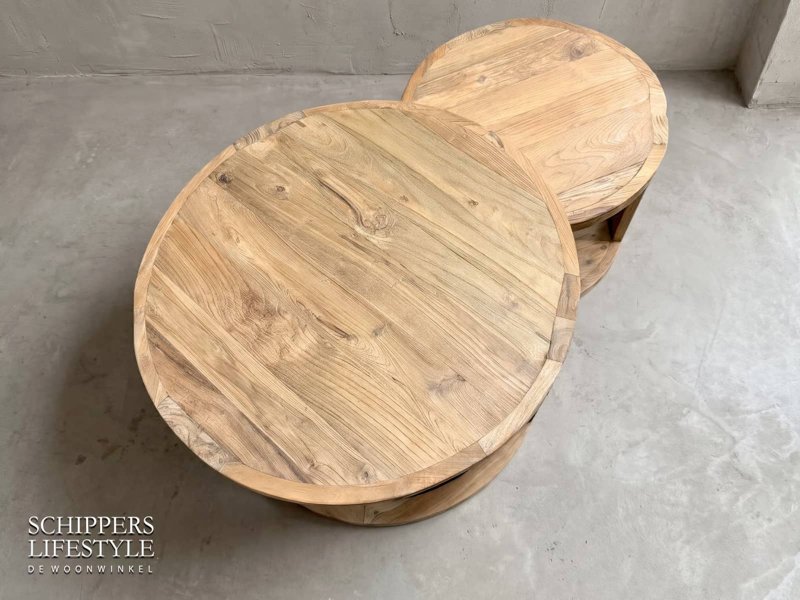 Salontafels teakhout 50 en 70