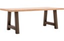 Eiken boomstamtafel - A-poot