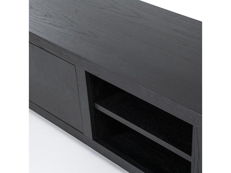 TV meubel Helsinki 200 cm 2-drs. 1 lade - zwart