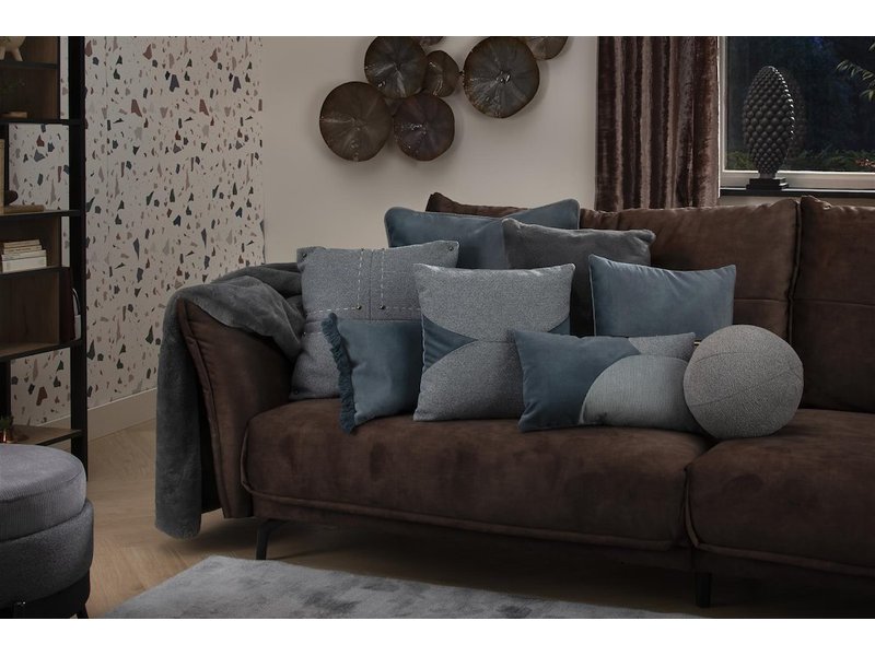 Timeless Scott Kussen Dia 25Cm Blauw