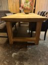 Oud eiken eettafel