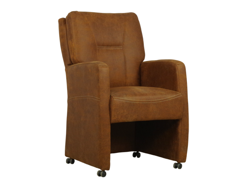 Eetkamerstoel Oslo XXL Cognac