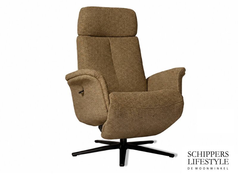 Relax stoel - uniek design - retro kleuren - stof