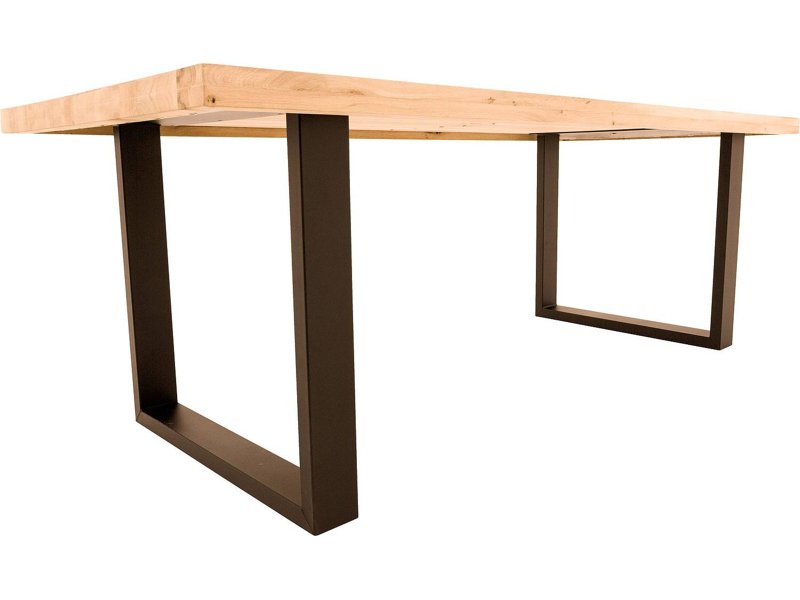 Eiken boomstamtafel - Sledepoot