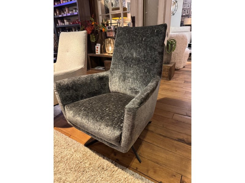 Grijze fauteuil