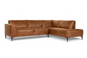 Ecksofa Cognac