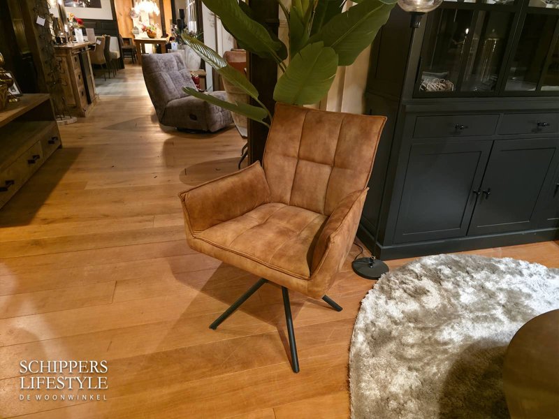 Eetkamerstoel Cognac