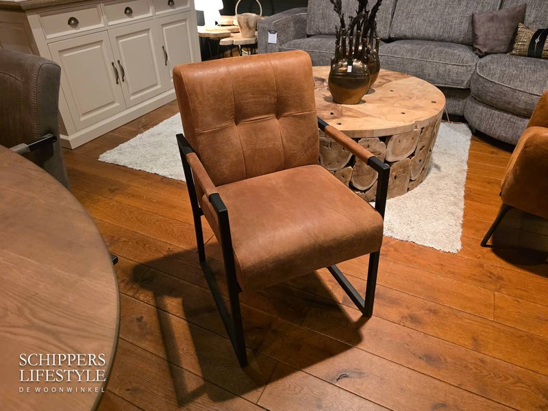 Eetkamerstoel Cognac