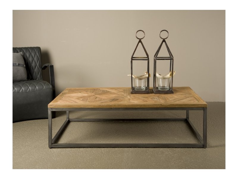 Salon tafel teak hout afm. 135/75 /48
